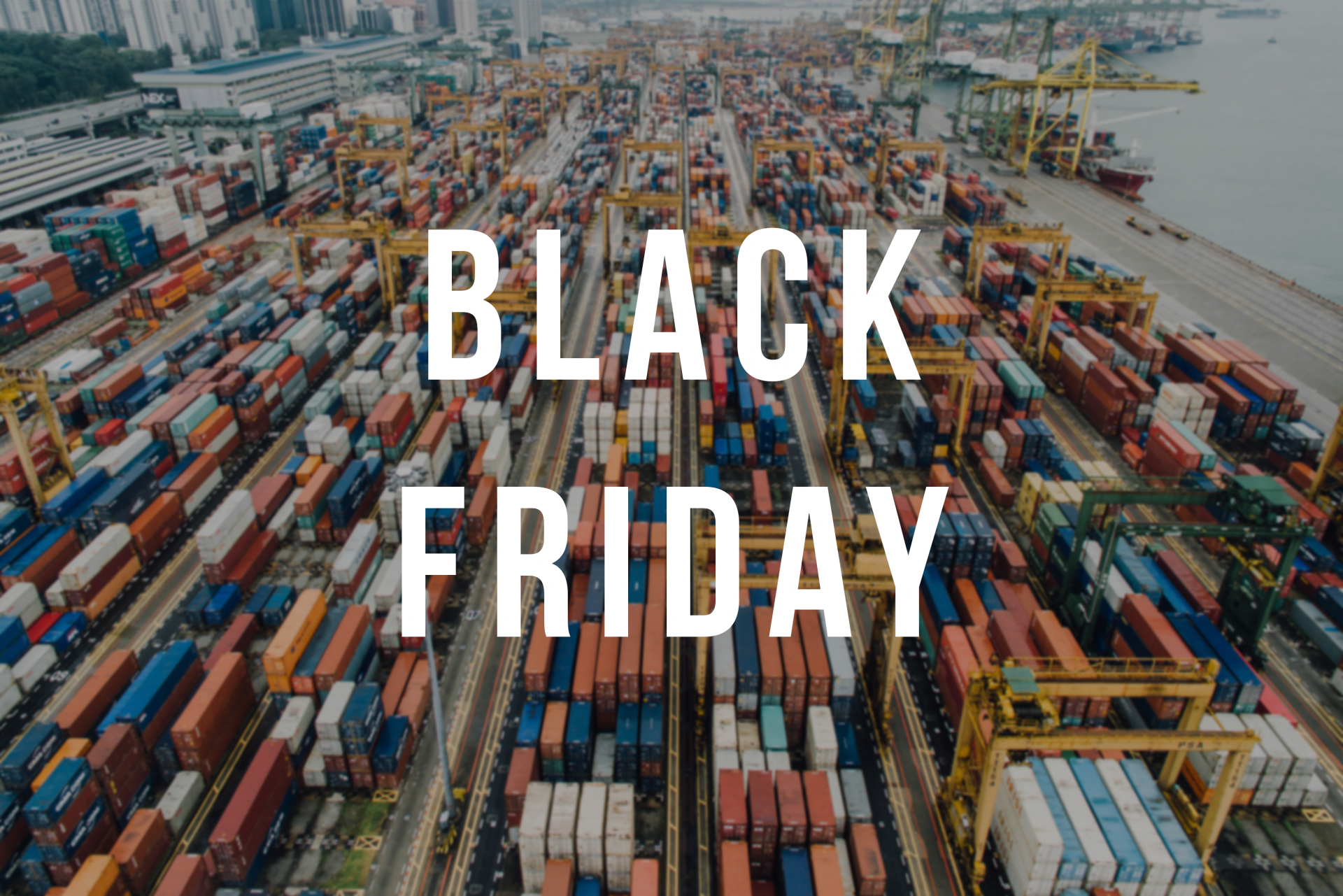 Black Friday in der Transport- und Logistikbranche.